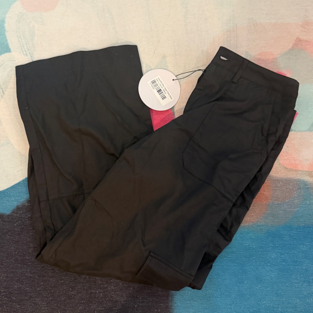 Princess Polly Luna Black Cargo Pants